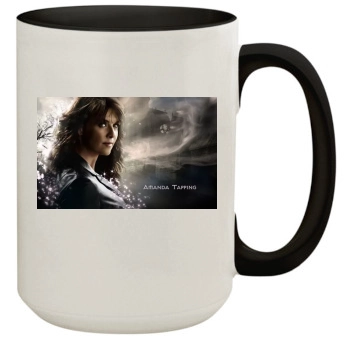 Amanda Tapping 15oz Colored Inner & Handle Mug