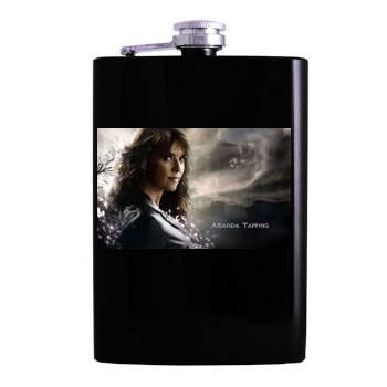 Amanda Tapping Hip Flask