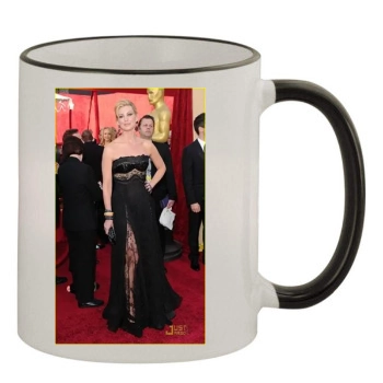 Faith Hill 11oz Colored Rim & Handle Mug