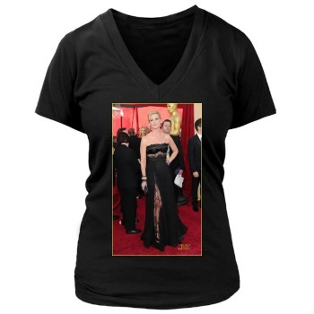 Faith Hill Women's Deep V-Neck TShirt