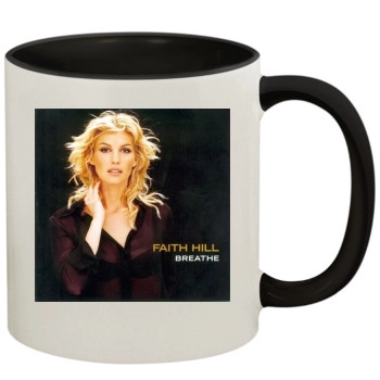 Faith Hill 11oz Colored Inner & Handle Mug