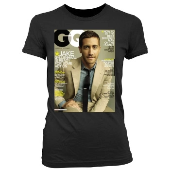 Jake Gyllenhaal Women's Junior Cut Crewneck T-Shirt