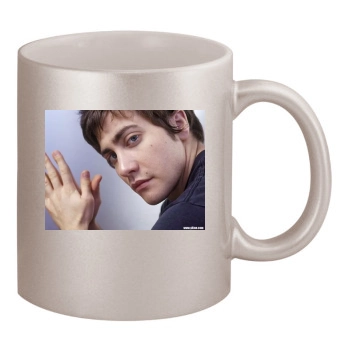 Jake Gyllenhaal 11oz Metallic Silver Mug