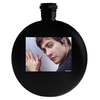 Jake Gyllenhaal Round Flask