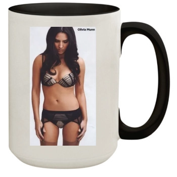 Olivia Munn 15oz Colored Inner & Handle Mug