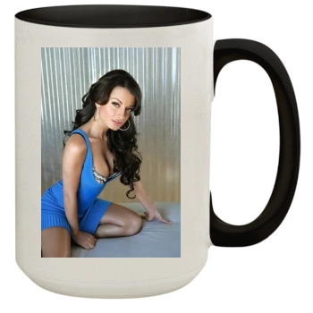 Olivia Munn 15oz Colored Inner & Handle Mug