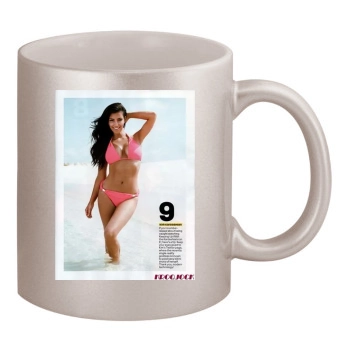 Olivia Munn 11oz Metallic Silver Mug