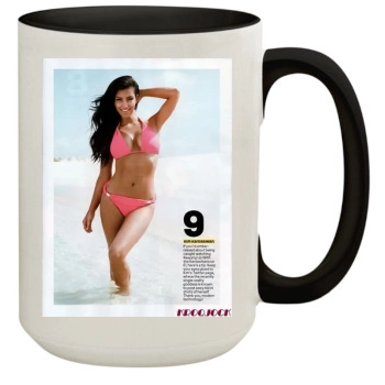 Olivia Munn 15oz Colored Inner & Handle Mug