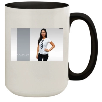 Olivia Munn 15oz Colored Inner & Handle Mug