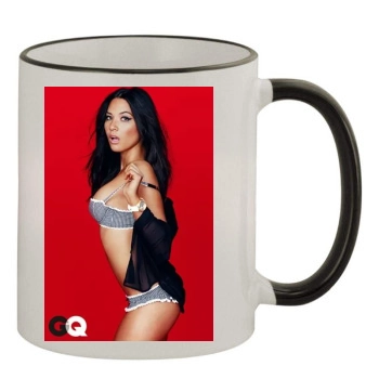 Olivia Munn 11oz Colored Rim & Handle Mug