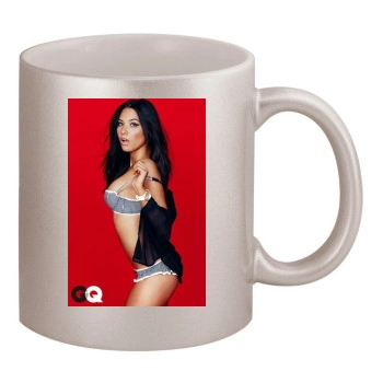 Olivia Munn 11oz Metallic Silver Mug