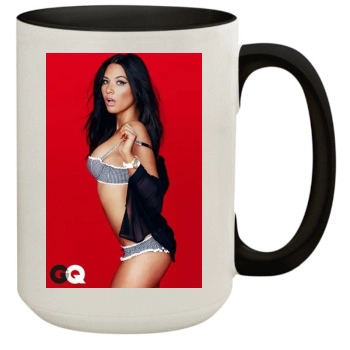 Olivia Munn 15oz Colored Inner & Handle Mug