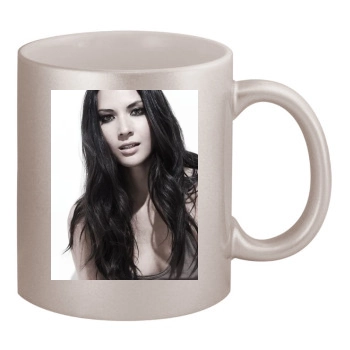 Olivia Munn 11oz Metallic Silver Mug