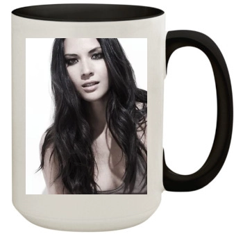 Olivia Munn 15oz Colored Inner & Handle Mug