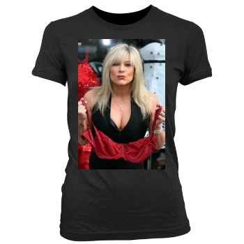 Samantha Fox Women's Junior Cut Crewneck T-Shirt