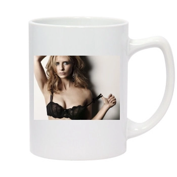 Sarah Michelle Gellar 14oz White Statesman Mug