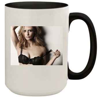 Sarah Michelle Gellar 15oz Colored Inner & Handle Mug