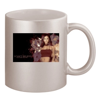 Sarah Michelle Gellar 11oz Metallic Silver Mug