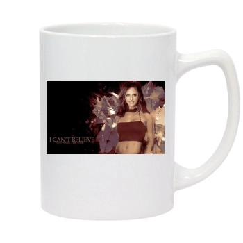 Sarah Michelle Gellar 14oz White Statesman Mug