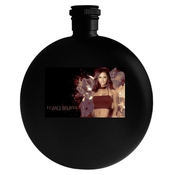 Sarah Michelle Gellar Round Flask