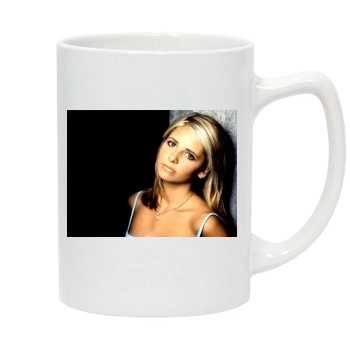 Sarah Michelle Gellar 14oz White Statesman Mug