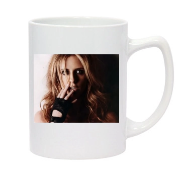 Sarah Michelle Gellar 14oz White Statesman Mug