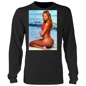 Stacy Keibler Men's Heavy Long Sleeve TShirt