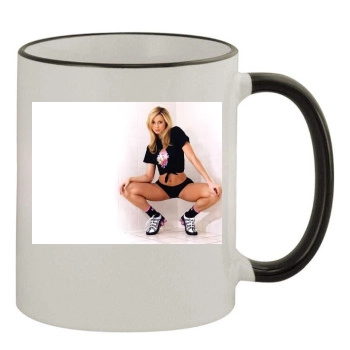 Stacy Keibler 11oz Colored Rim & Handle Mug