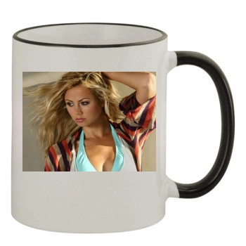 Stacy Keibler 11oz Colored Rim & Handle Mug