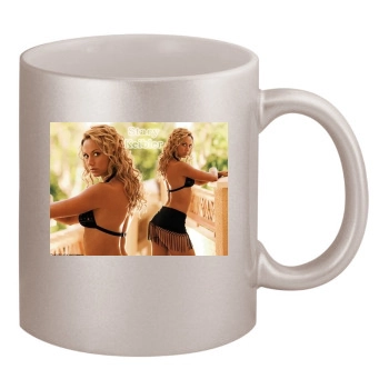 Stacy Keibler 11oz Metallic Silver Mug