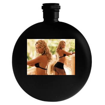 Stacy Keibler Round Flask