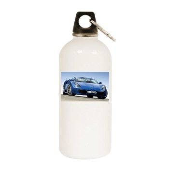 Ferrari 458 Italia White Water Bottle With Carabiner