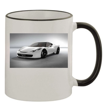 Ferrari 458 Italia 11oz Colored Rim & Handle Mug