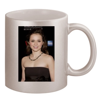 Sasha Cohen 11oz Metallic Silver Mug