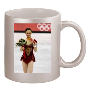 Sasha Cohen 11oz Metallic Silver Mug