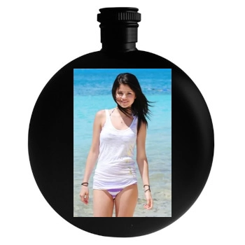 Selena Gomez Round Flask