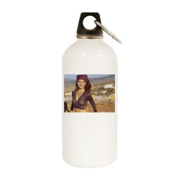 Shania Twain White Water Bottle With Carabiner