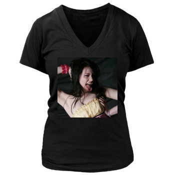 Skye Sweetnam Women's Deep V-Neck TShirt