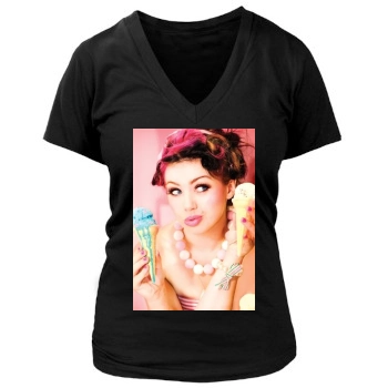 Skye Sweetnam Women's Deep V-Neck TShirt