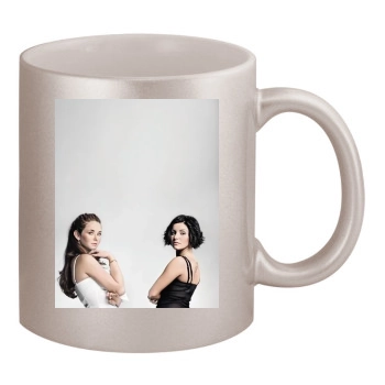 TATU 11oz Metallic Silver Mug