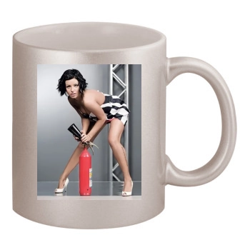 TATU 11oz Metallic Silver Mug