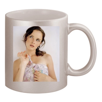 Alexis Bledel 11oz Metallic Silver Mug