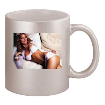 Arielle Kebbel 11oz Metallic Silver Mug