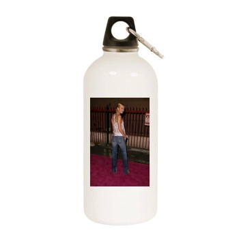 Arielle Kebbel White Water Bottle With Carabiner