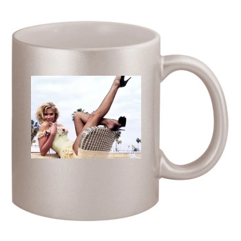 Arielle Kebbel 11oz Metallic Silver Mug