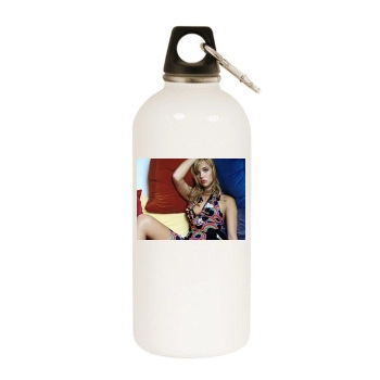 Arielle Kebbel White Water Bottle With Carabiner