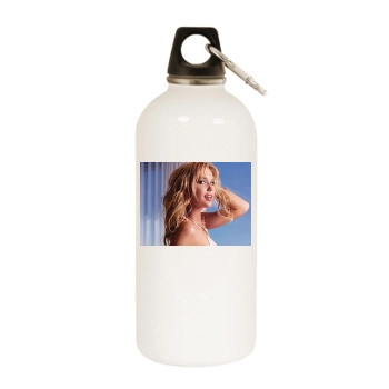 Arielle Kebbel White Water Bottle With Carabiner