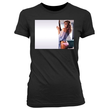 Arielle Kebbel Women's Junior Cut Crewneck T-Shirt