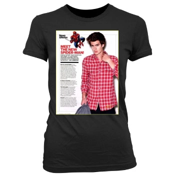 Andrew Garfield Women's Junior Cut Crewneck T-Shirt