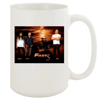 Fast Five 15oz White Mug